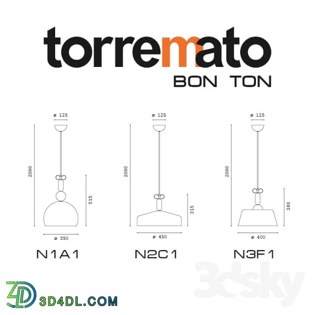 Ceiling light - Torremato Bon Ton