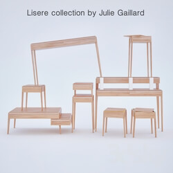 Sideboard _ Chest of drawer - Lisere furniture collection set 2 by Julie Gaillard 