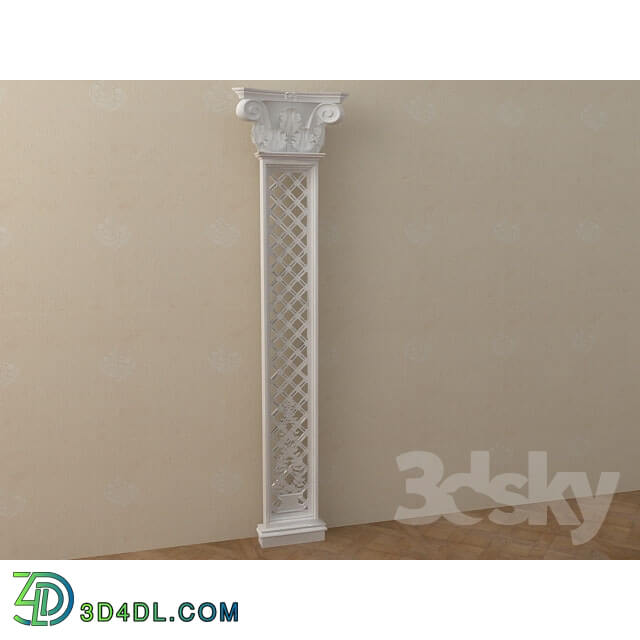 Decorative plaster - pilaster