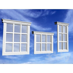 Windows - The window using the facade decor firm Izoman 
