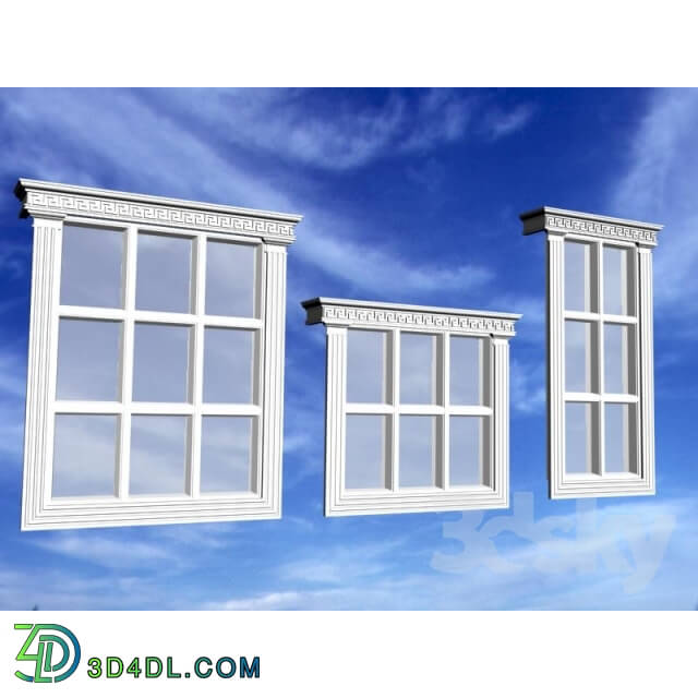 Windows - The window using the facade decor firm Izoman