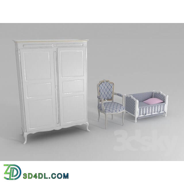 Wardrobe _ Display cabinets - Set classic