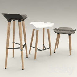 Chair - Quinze _ Milan PILOT STOOL 