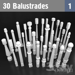 Staircase - Balustrades pack 1 