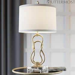 Table lamp - Uttermost Adelais Curved Metal Lamp 26169 