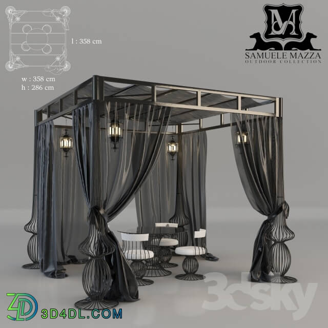 Other architectural elements - SOLE _ Gazebo with sliding cover