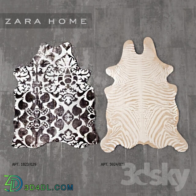 Carpets - Carpets made of cowhide from ZARA HOME