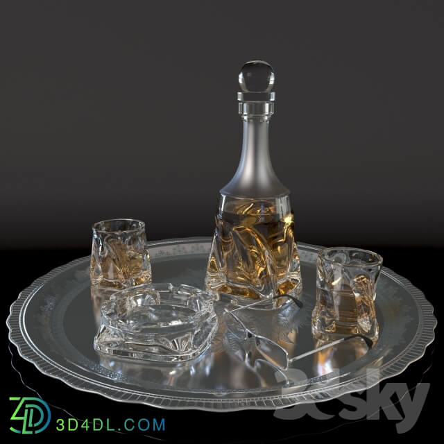 Food and drinks - whisky_set