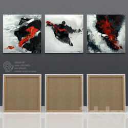 Frame - Picture. Series Volcano by LINGAM ART 