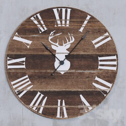 Other decorative objects - Deer Silhouette Wall Clock 