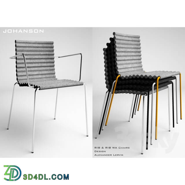 Chair - JOHANSON RIB _amp_ RIB WA Chairs