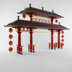 Other architectural elements - Chinese gate 