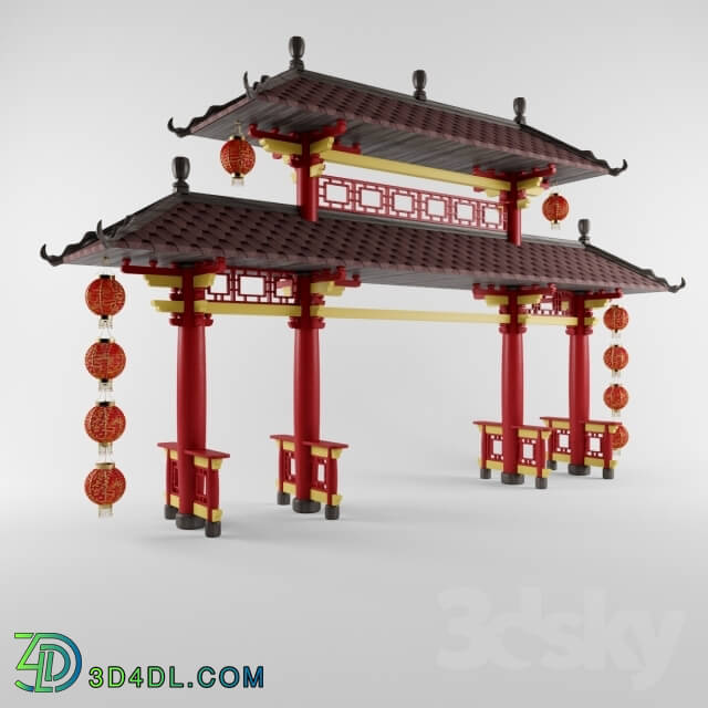 Other architectural elements - Chinese gate