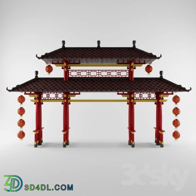 Other architectural elements - Chinese gate