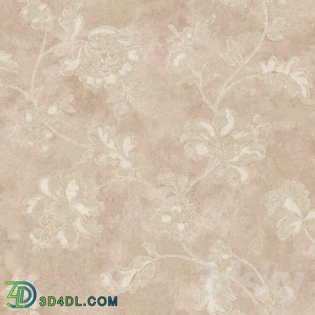 Wall covering - Vintage wallpaper with pastel shades