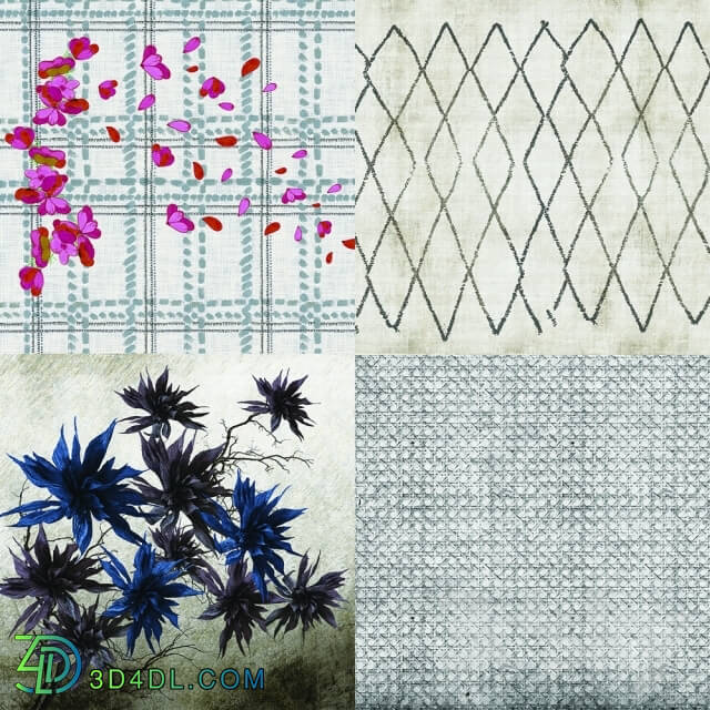 Wall covering - Wall _deco - Contemporary Wallpaper Pack 43