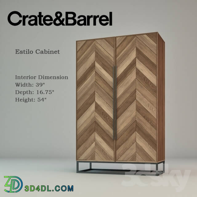 Sideboard _ Chest of drawer - Crate _amp_ Barrel Estilo Cabinet