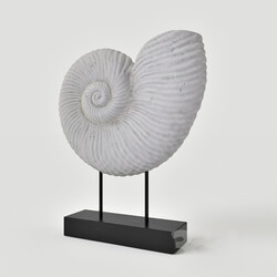 Other decorative objects - Ramsey Sea Shell On Stand 