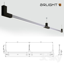 Technical lighting - Lamp longitudinal roof-arlight 