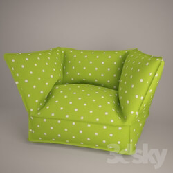 Arm chair - chair with polka dots 