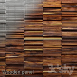 Other decorative objects - wooden planks panel 