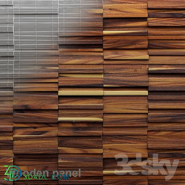 Other decorative objects - wooden planks panel