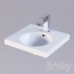 Wash basin - Washbasin Sanita Luxe Next 50 
