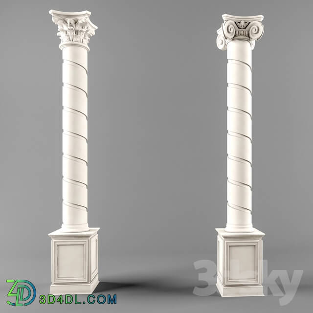 Decorative plaster - colum 66