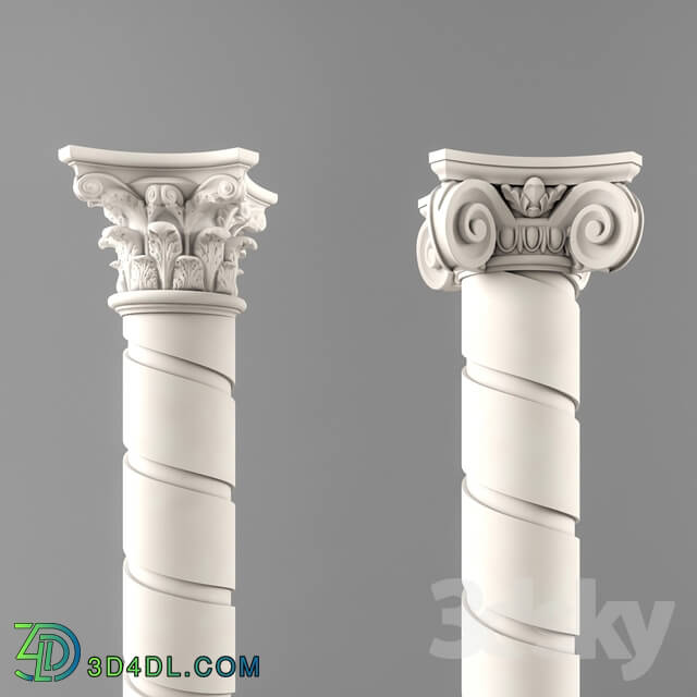 Decorative plaster - colum 66