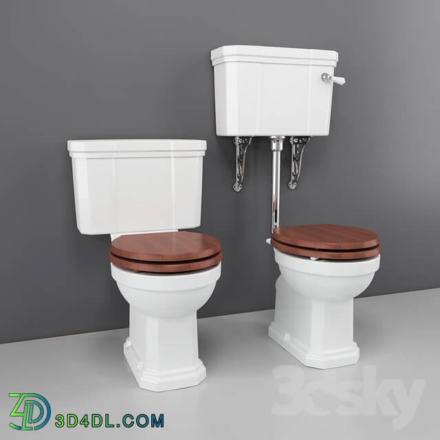 Toilet and Bidet - Classic WC