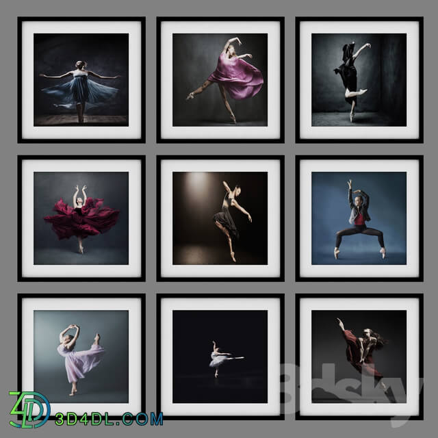 Frame - frame art   12 _9 Ballet FRAME WALL COLLECTION_