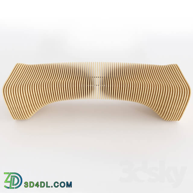 Other architectural elements - Wooden bench Lago Verde