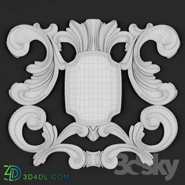 Decorative plaster - Decor central 0554