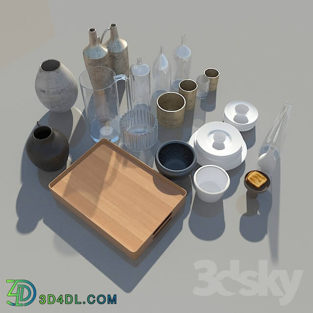 Tableware - kitchen set 01