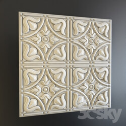 Decorative plaster - Decorative panel 834 