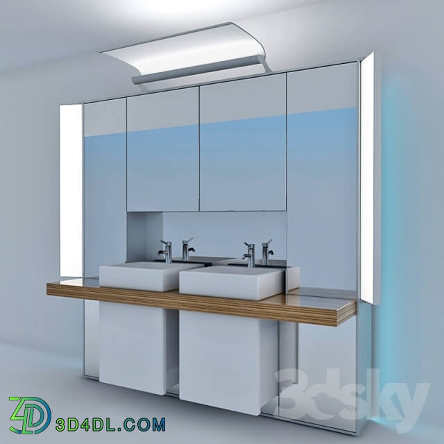 Bathroom furniture - Duravit Mirrorwall MW 9834