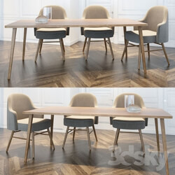 Chair - dining table and chairs 02 