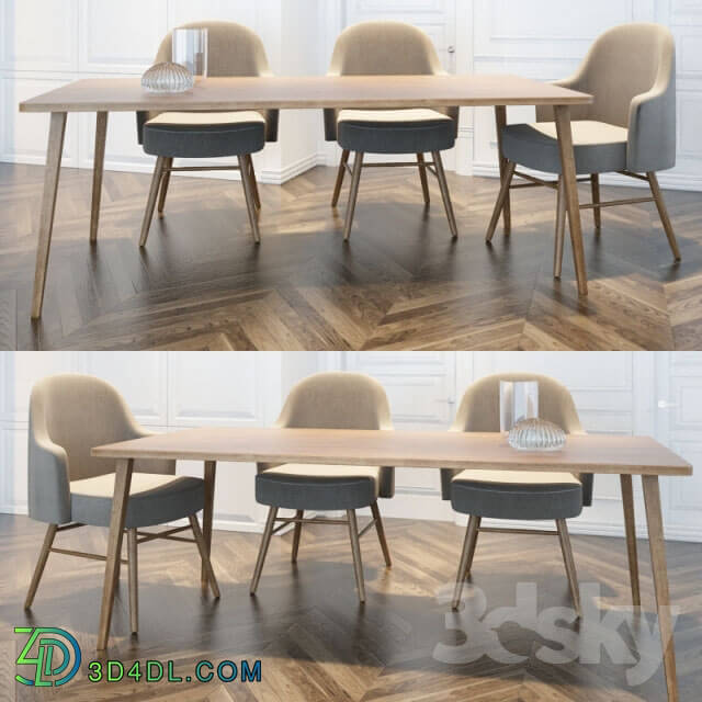 Chair - dining table and chairs 02