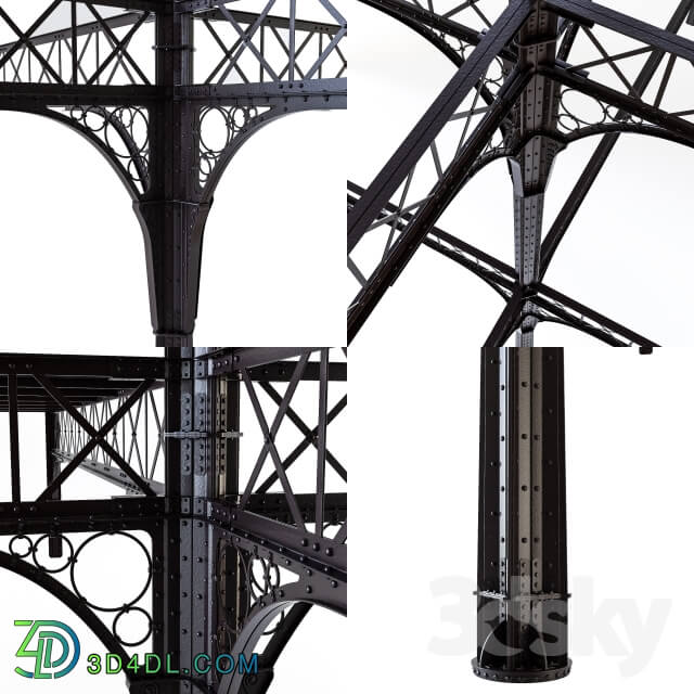 Other architectural elements - industrial metal structure