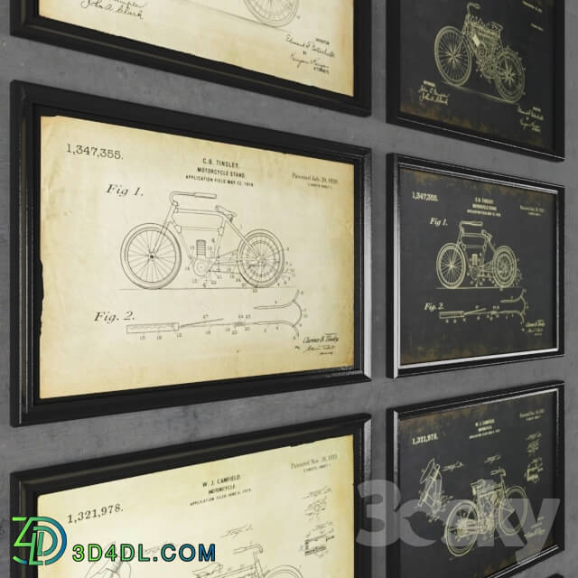 Frame - Restoration Hardware Bulb and Motorcycle Frame Collection