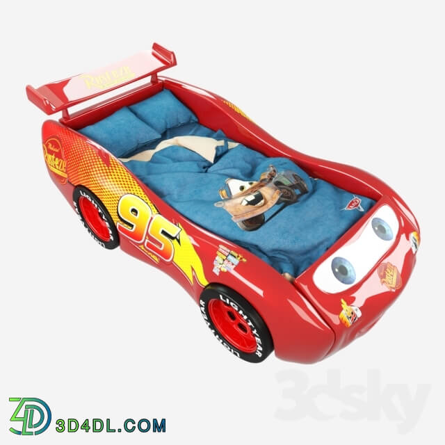 Bed - Bed Lightning Mcqueen