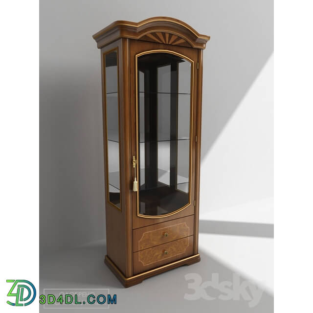 Wardrobe _ Display cabinets - Showcase single with drawers _Florian_