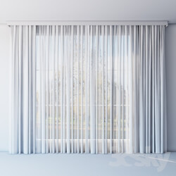 Curtain - Tulle straight 