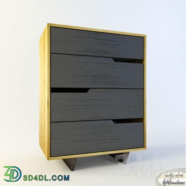 Sideboard _ Chest of drawer - Chest of 4 drawers
