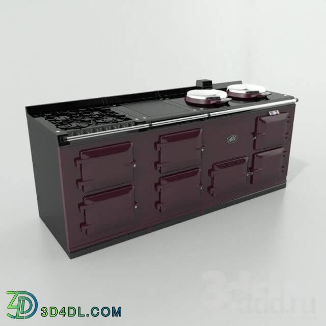 Kitchen appliance - AGA 4 door oven_ plus modular hob