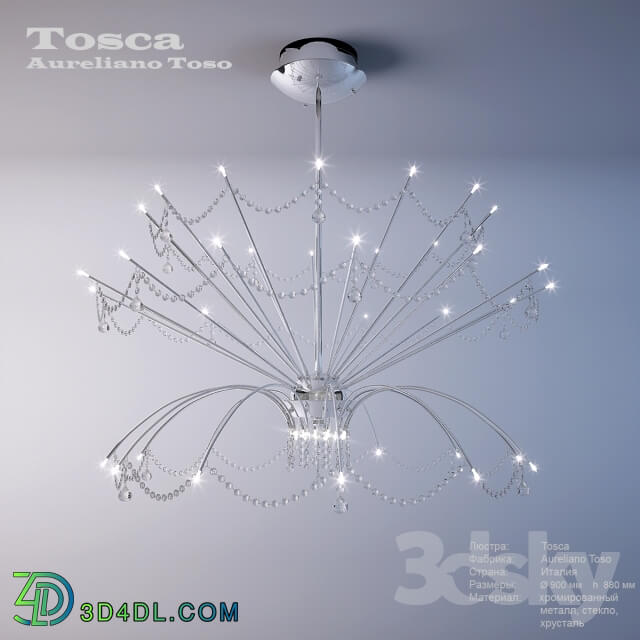 Ceiling light - Aureliano Toso Tosca