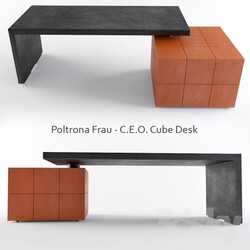 Table - Poltrona Frau - CEO Cube Desk - Tables 