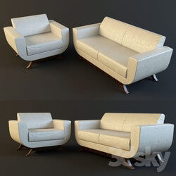 Office furniture - office sofa and armchair 
