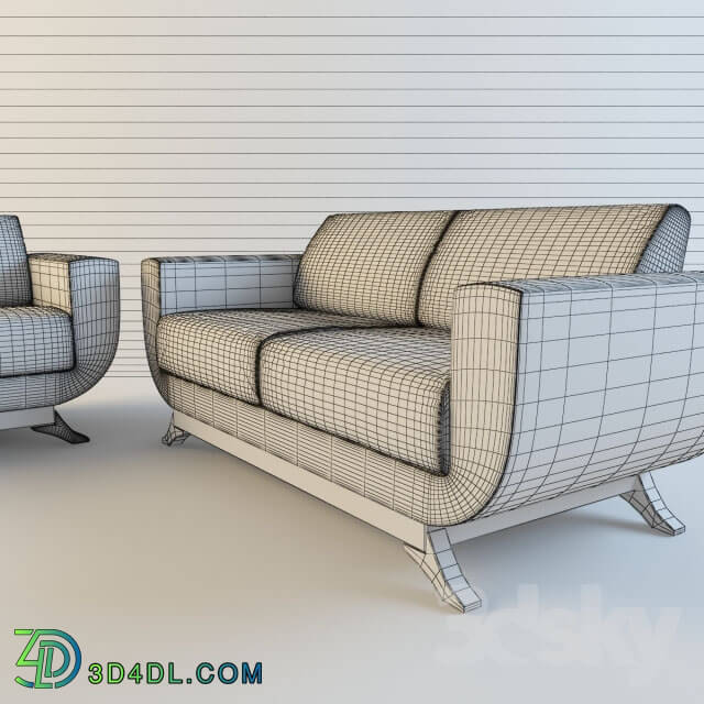 Office furniture - office sofa and armchair