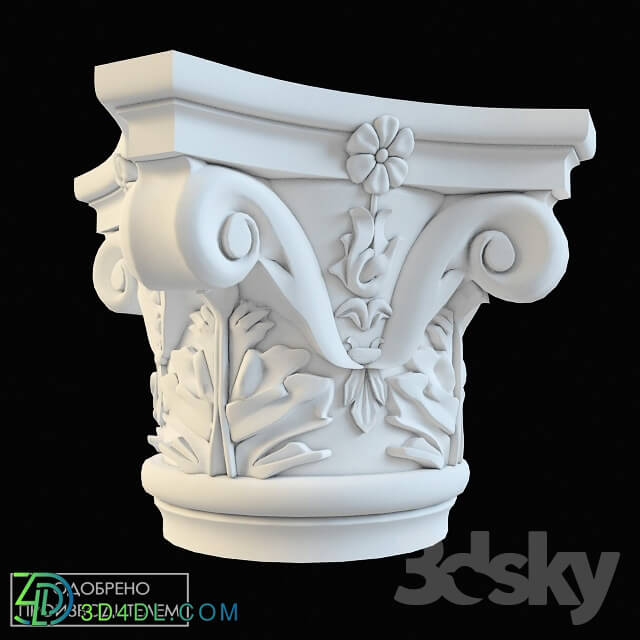 Decorative plaster - Small Caps